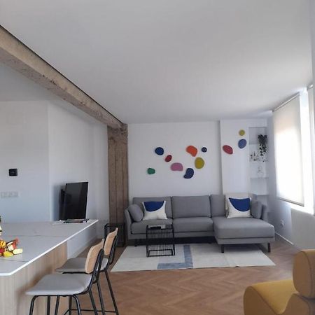 Alojamiento Moderno Y Sofisticado Con Vistas A La Ciudad Bilbau Exterior foto