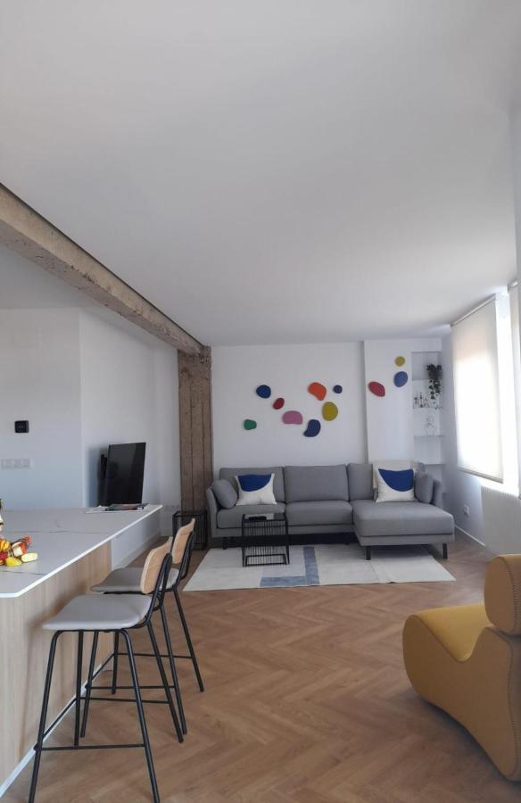 Alojamiento Moderno Y Sofisticado Con Vistas A La Ciudad Bilbau Exterior foto