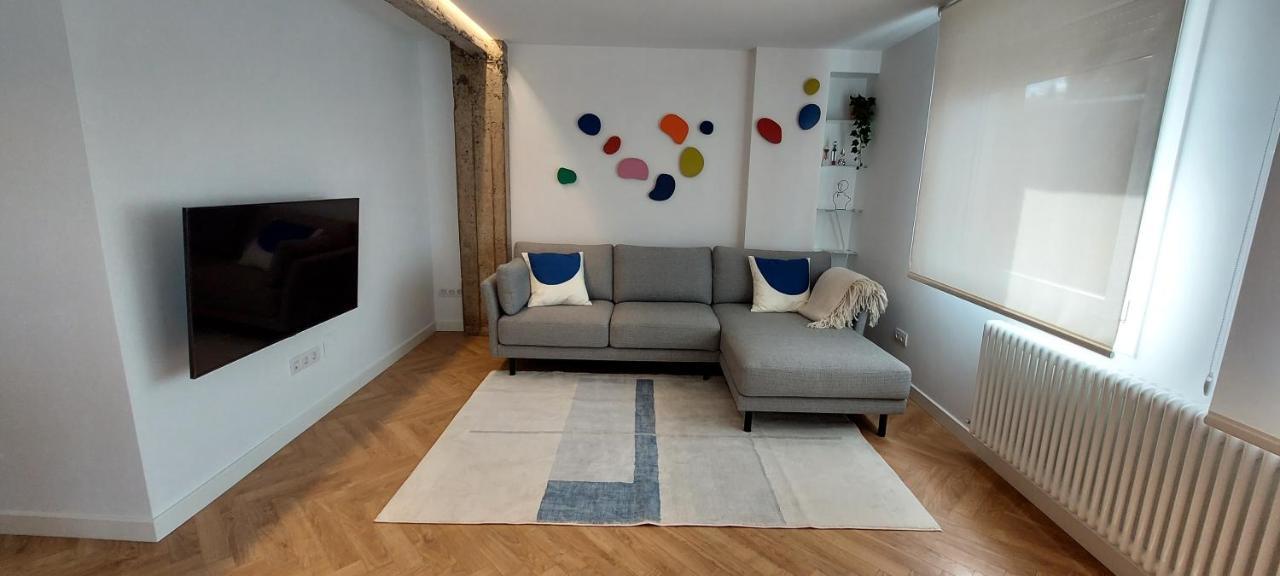 Alojamiento Moderno Y Sofisticado Con Vistas A La Ciudad Bilbau Exterior foto