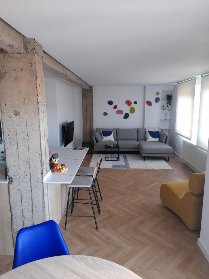 Alojamiento Moderno Y Sofisticado Con Vistas A La Ciudad Bilbau Exterior foto